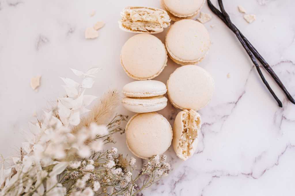 Macaron Vanille Agrume et Chocolat