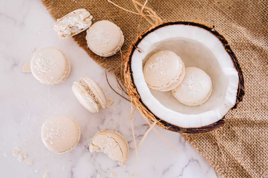 Macaron Coco Agrume et Chocolat
