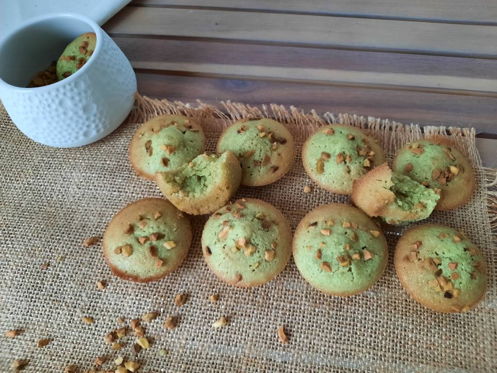 Biscuit moelleux à la pistache Agrume et Chocolat